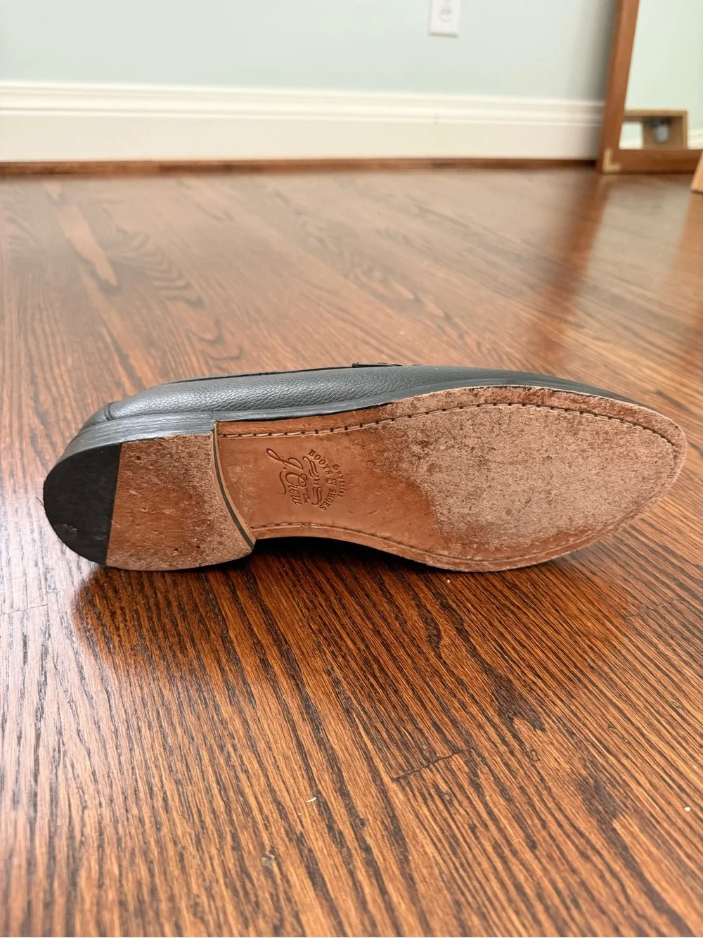 J. Crew Ludlow Venetian Black Pebbled Leather Loafers